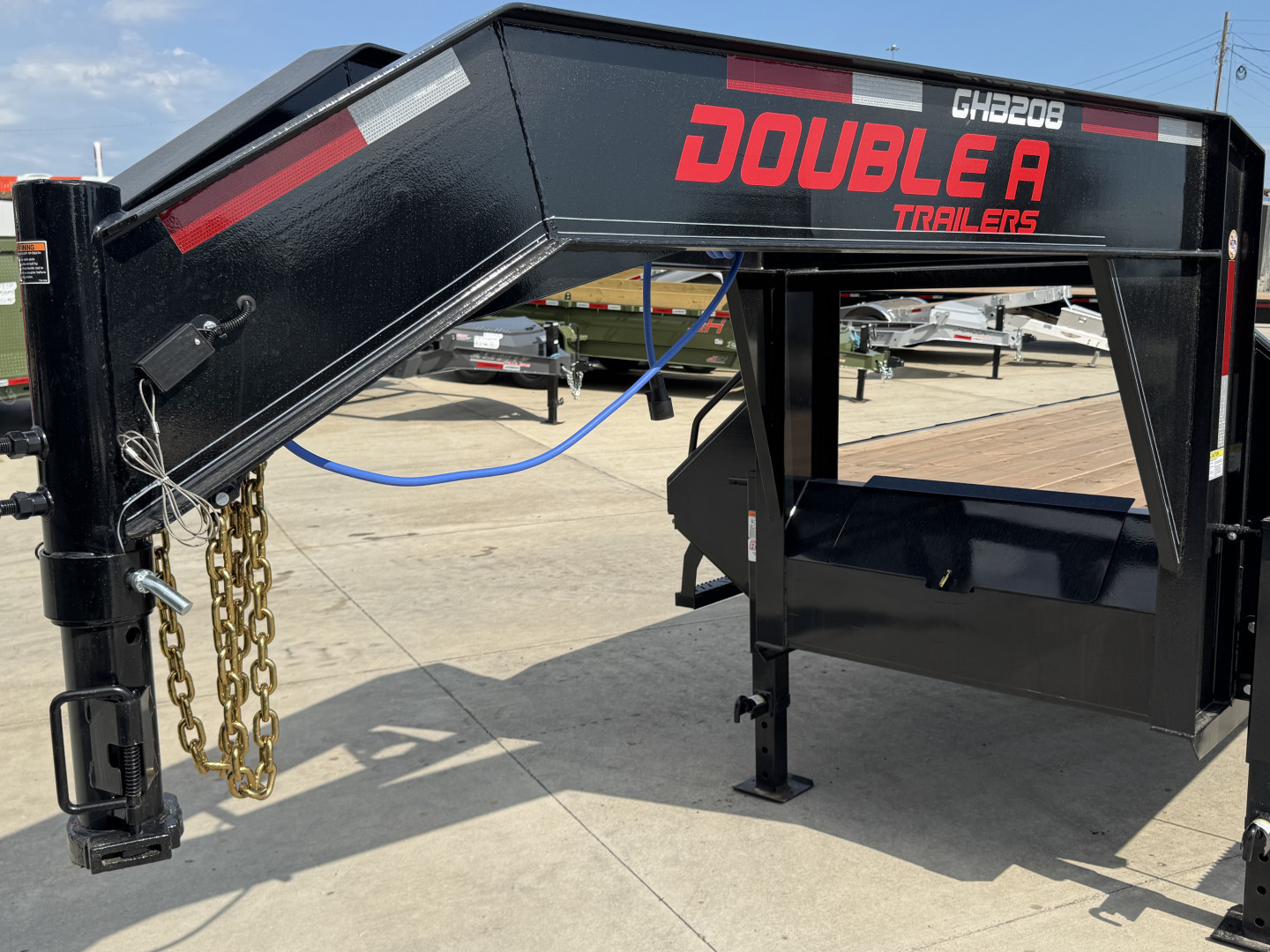 New 2026 Double A 36’ Gooseneck Deckover 31’ plus 5’ x 102” with 2-10K tandem dual axles=25K
