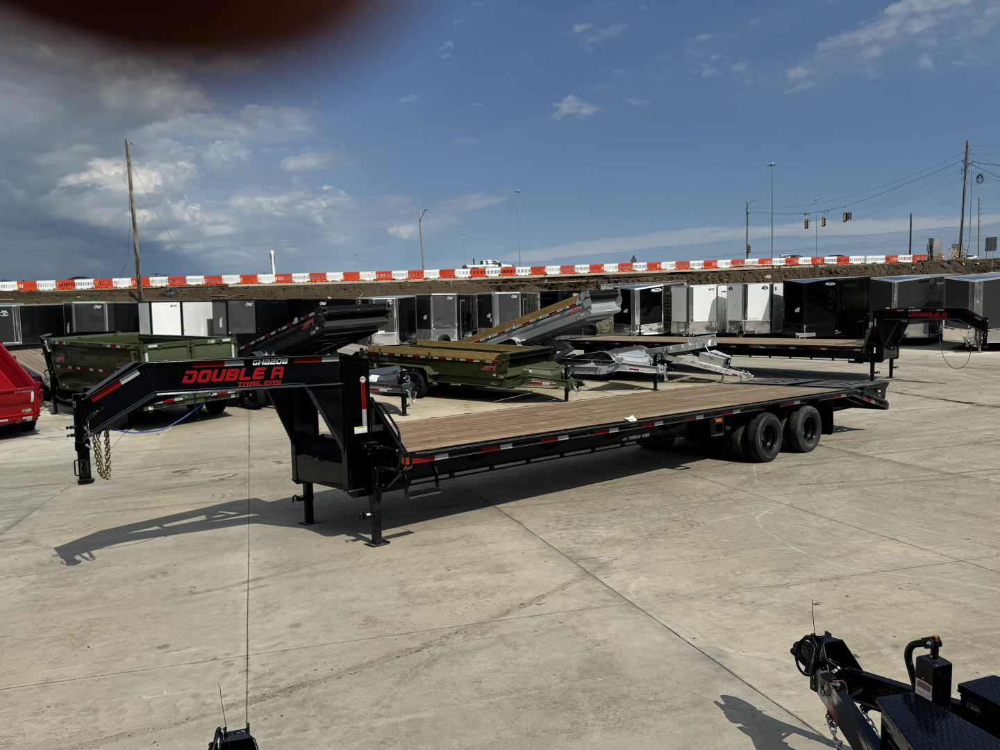 New 2026 Double A 36’ Gooseneck Deckover 31’ plus 5’ x 102” with 2-10K tandem dual axles=25K