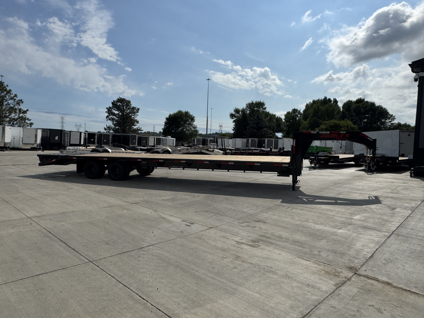 New 2026 Double A 36’ Gooseneck Deckover 31’ plus 5’ x 102” with 2-10K tandem dual axles=25K