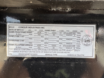 New 2026 Double A 36’ Gooseneck Deckover 31’ plus 5’ x 102” with 2-10K tandem dual axles=25K