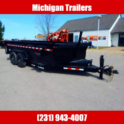 New 2025 Midsota 7X16 15.4K Telescopic  Dump Trailer