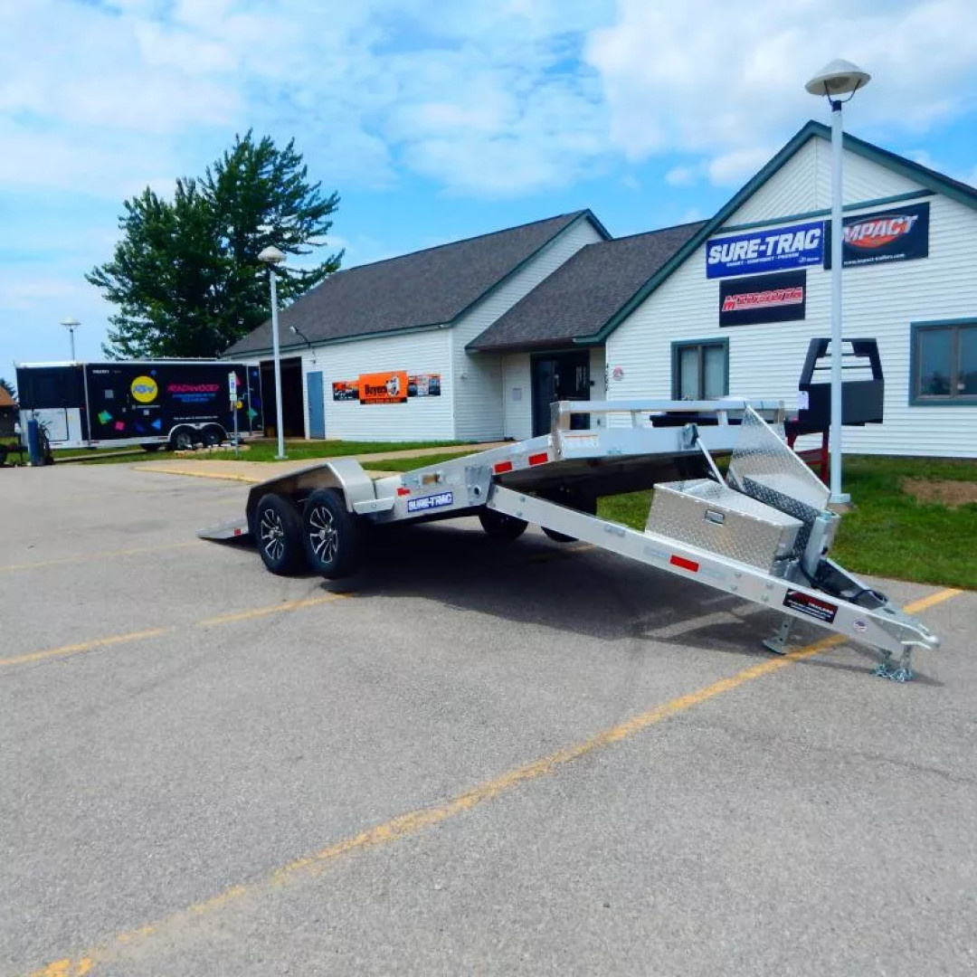 New 2025 Sure-Trac 82 x 18 Aluminum Power Tilt 7K