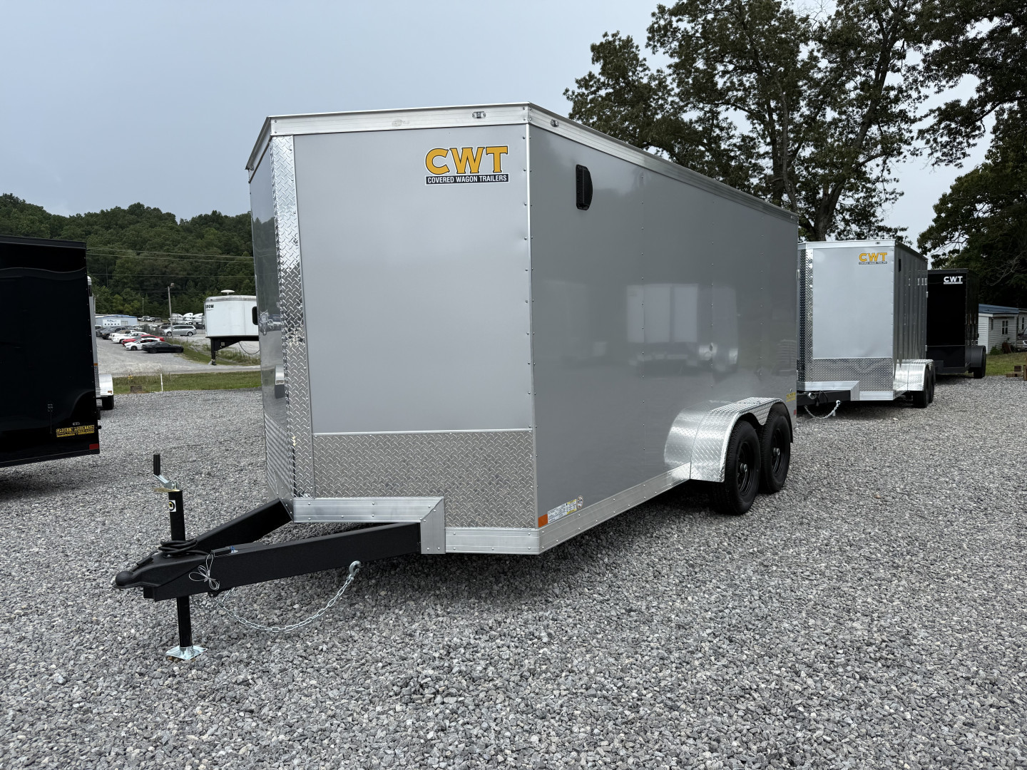 New 2025 Covered Wagon Trailers 7X16 TA3 BAR LK POLY Cargo / Enclosed Trailer