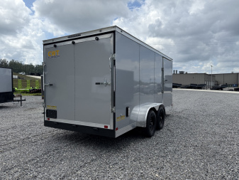 New 2025 Covered Wagon Trailers 7X16 TA3 BAR LK POLY Cargo / Enclosed Trailer