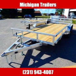 New 2025 Sure-Trac 7 X 16 Aluminum Tube Top  7K Tandem