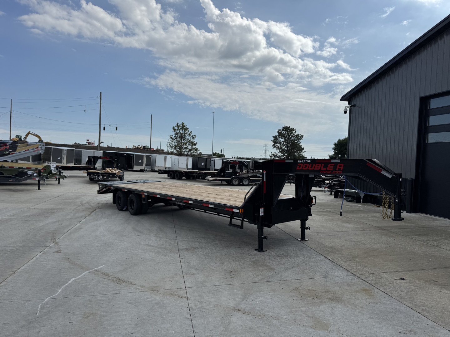 New 2026 Double A 32’ Gooseneck Deckover 27’ plus 5’ x 102” with 2-10K tandem dual axles=25K