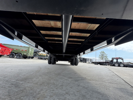 New 2026 Double A 32’ Gooseneck Deckover 27’ plus 5’ x 102” with 2-10K tandem dual axles=25K