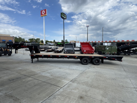 New 2026 Double A 32’ Gooseneck Deckover 27’ plus 5’ x 102” with 2-10K tandem dual axles=25K