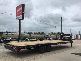 New 2026 PJ 102"x30' GN Low-Pro Flatbed w/ Singles - LS