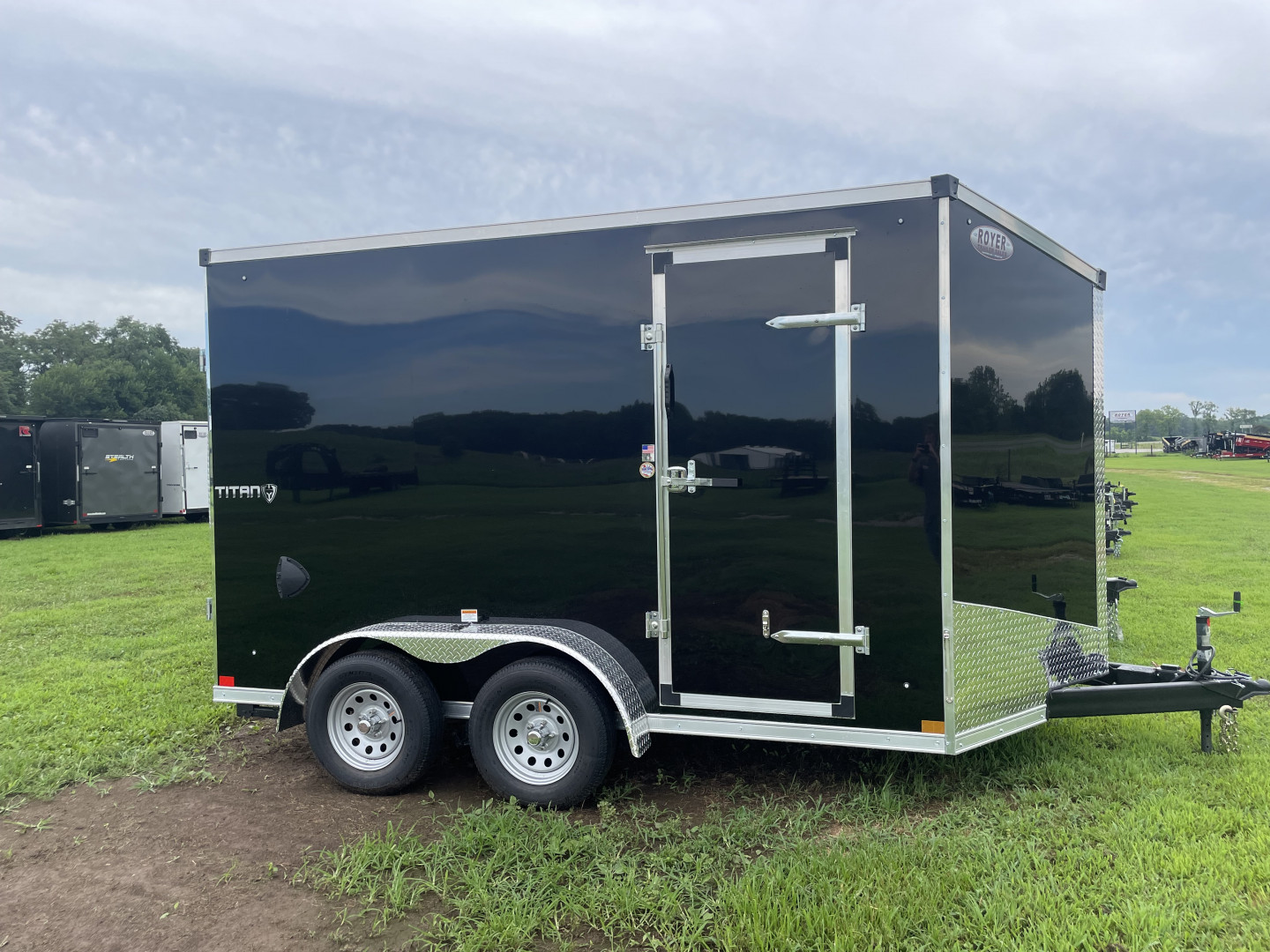 New 2025 Stealth Trailers Titan 7X12x84" w/ RAMP DOOR .080 POLYCORE Cargo / Enclosed Trailer