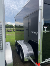 New 2025 Stealth Trailers Titan 7X12x84" w/ RAMP DOOR .080 POLYCORE Cargo / Enclosed Trailer