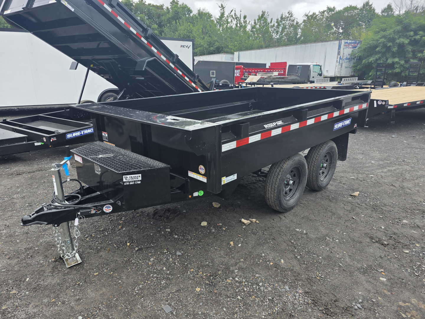 New 2026 Sure-Trac 6X10 7K - DECKOVER Dump Trailer