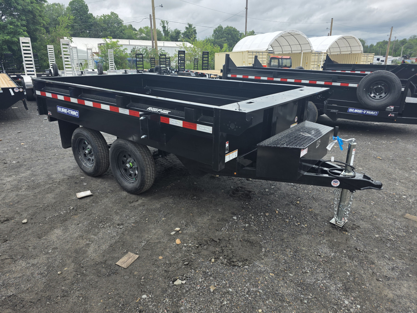 New 2026 Sure-Trac 6X10 7K - DECKOVER Dump Trailer