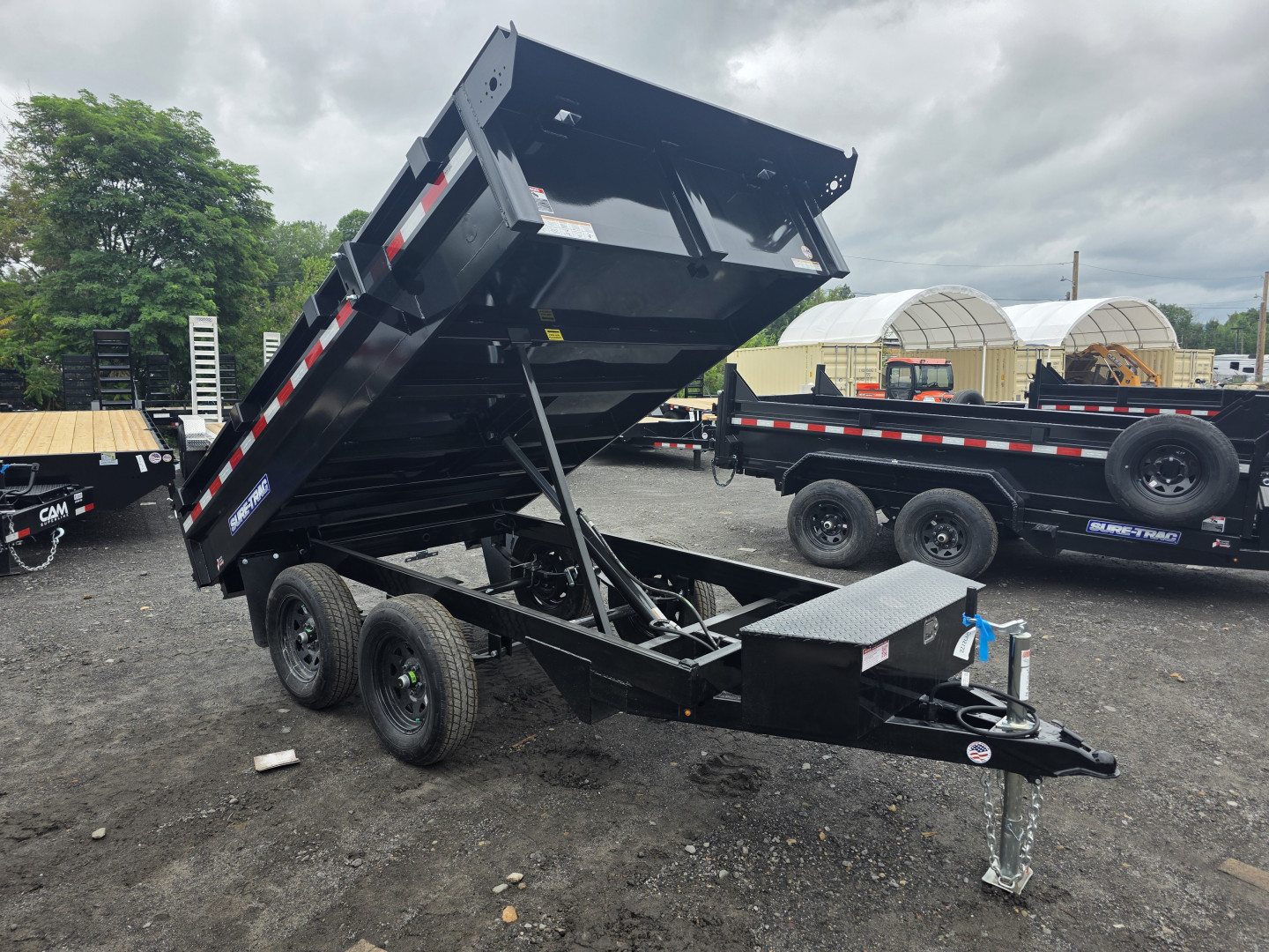 New 2026 Sure-Trac 6X10 7K - DECKOVER Dump Trailer
