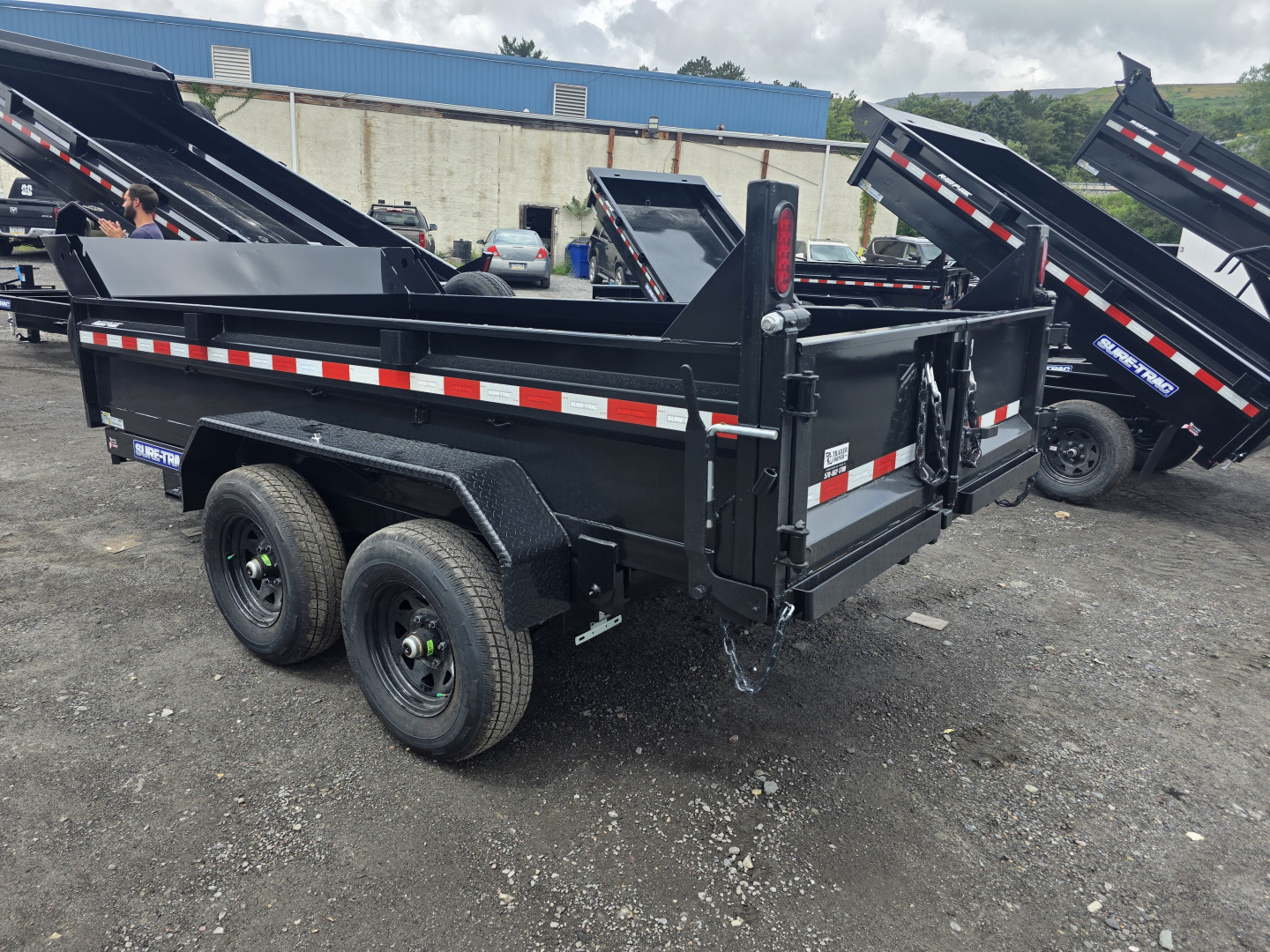 New 2026 Sure-Trac 6X12 10K - RAMPS Dump Trailer