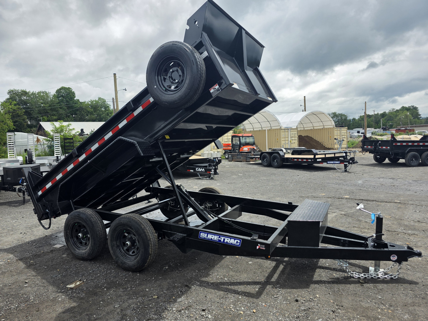 New 2026 Sure-Trac 6X12 10K - RAMPS Dump Trailer