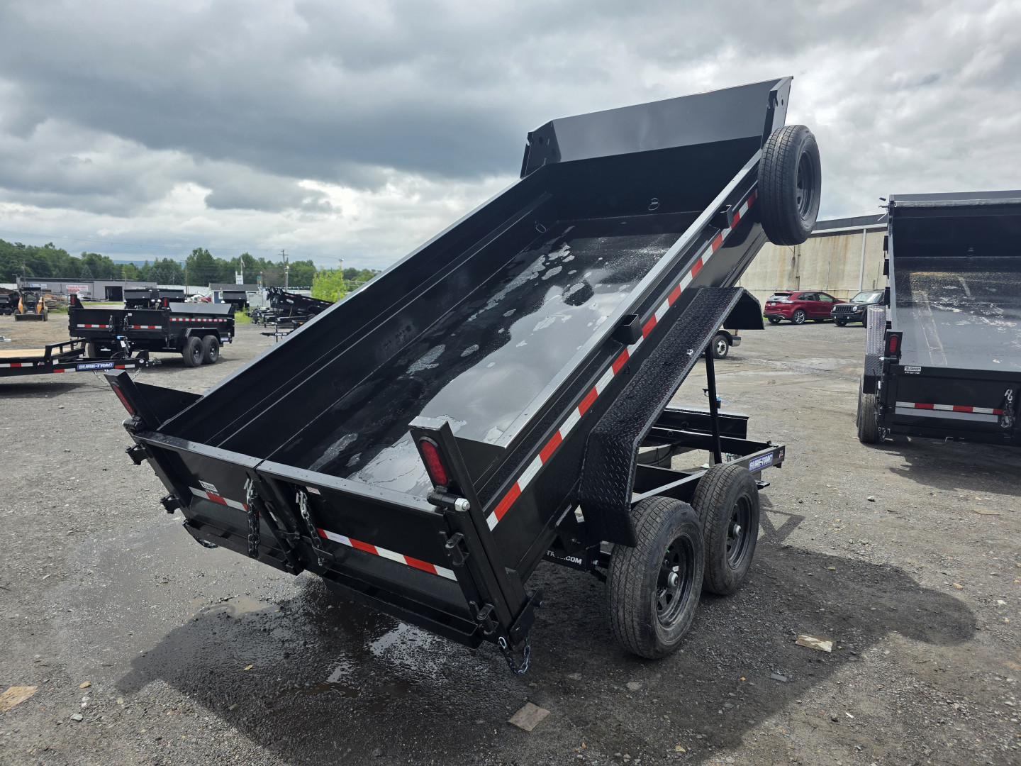 New 2026 Sure-Trac 6X12 10K - RAMPS Dump Trailer