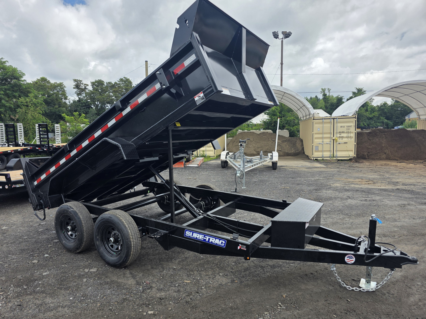 New 2026 Sure-Trac 6X12 10K - RAMPS Dump Trailer