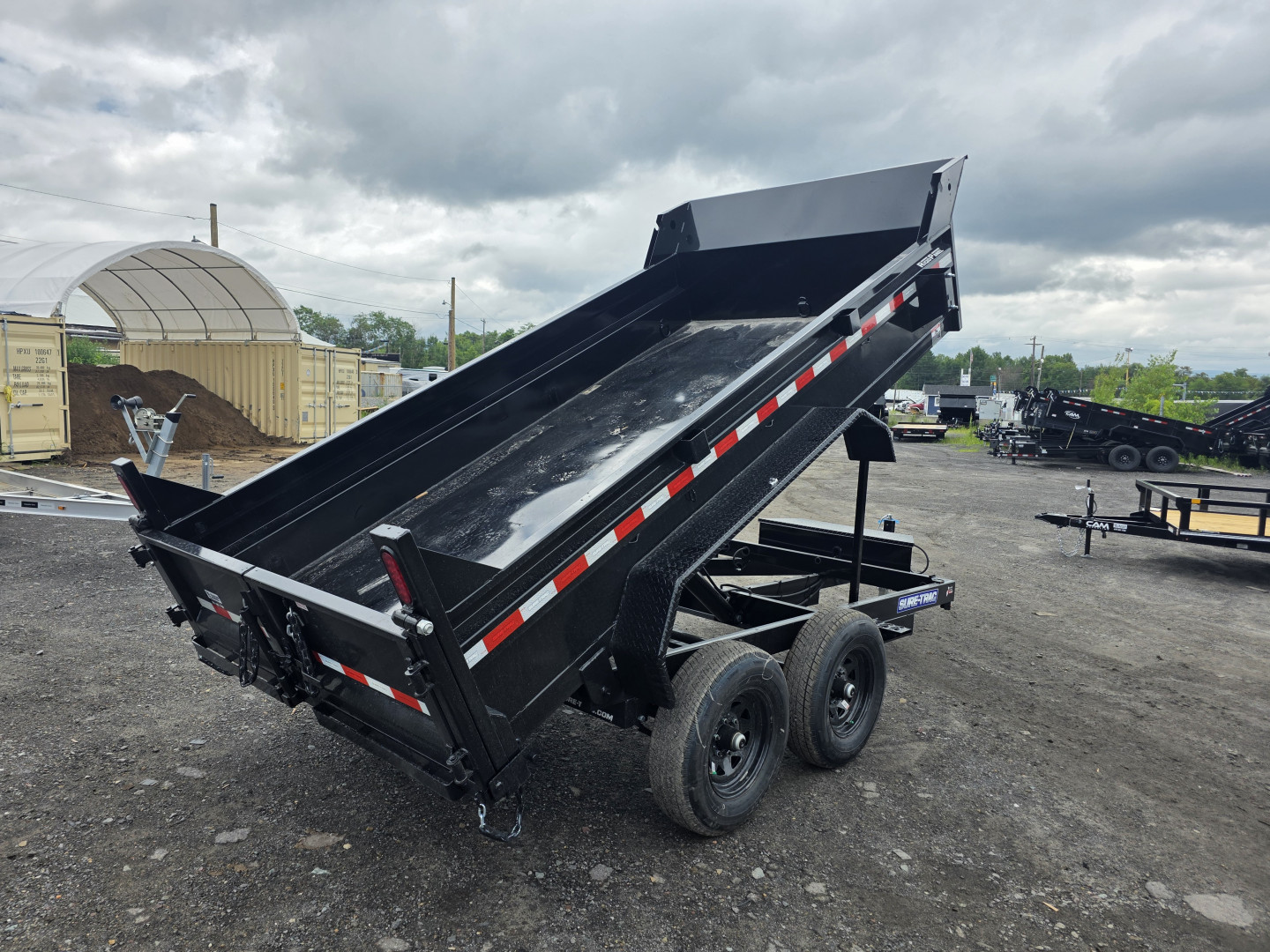 New 2026 Sure-Trac 6X12 10K - RAMPS Dump Trailer
