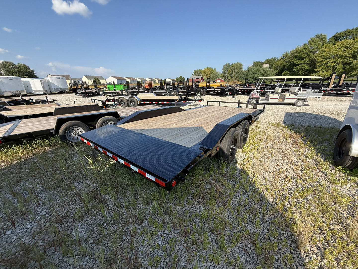 New 2026 PJ TRAILER CARHAULER B5182 83X18 TA BUGGY HAULER DOVETAIL (GVW:9899) BLACK