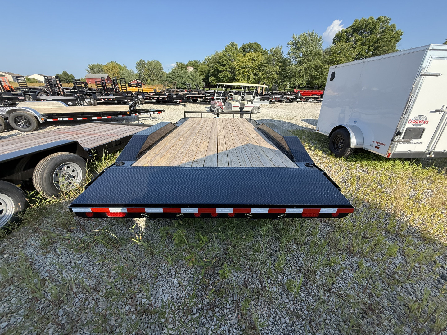 New 2026 PJ TRAILER CARHAULER B5182 83X18 TA BUGGY HAULER DOVETAIL (GVW:9899) BLACK