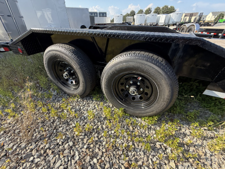 New 2026 PJ TRAILER CARHAULER B5182 83X18 TA BUGGY HAULER DOVETAIL (GVW:9899) BLACK