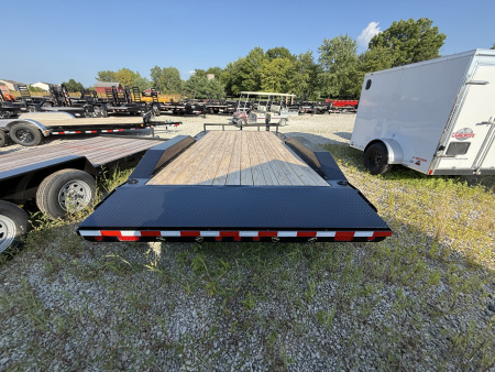 New 2026 PJ TRAILER CARHAULER B5182 83X18 TA BUGGY HAULER DOVETAIL (GVW:9899) BLACK