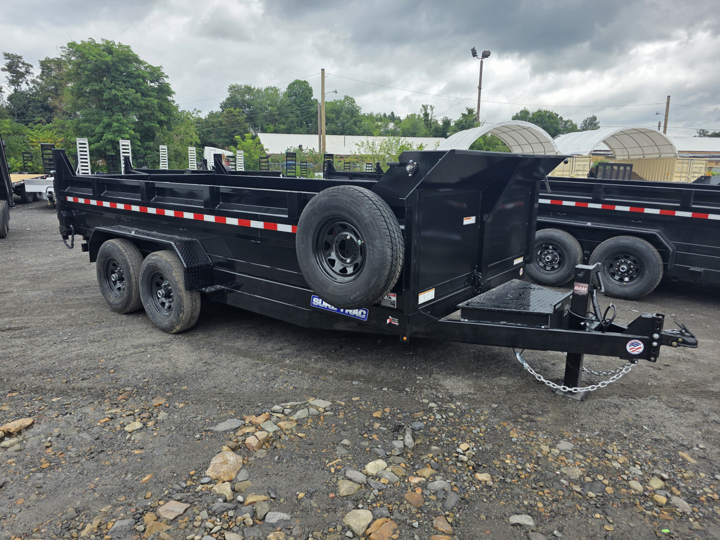 New 2026 Sure-Trac 7X16 14K - SCISSOR Dump Trailer