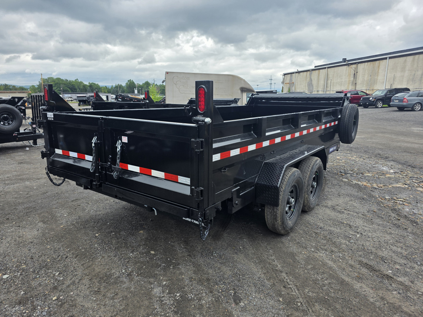 New 2026 Sure-Trac 7X16 14K - SCISSOR Dump Trailer