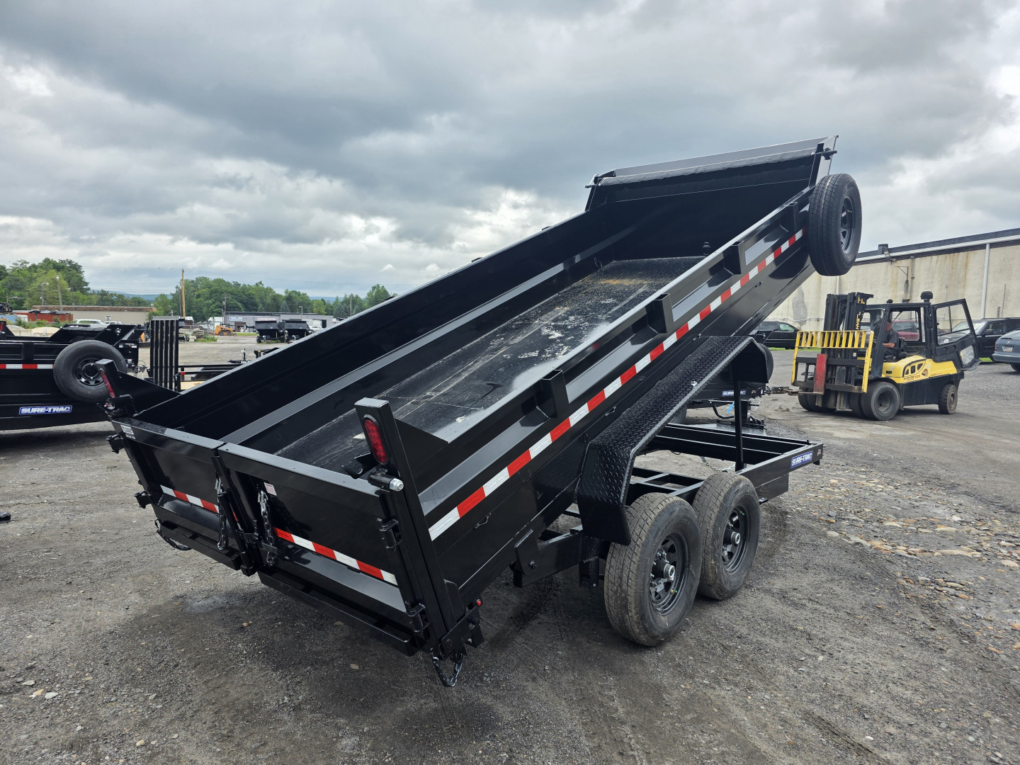 New 2026 Sure-Trac 7X16 14K - SCISSOR Dump Trailer