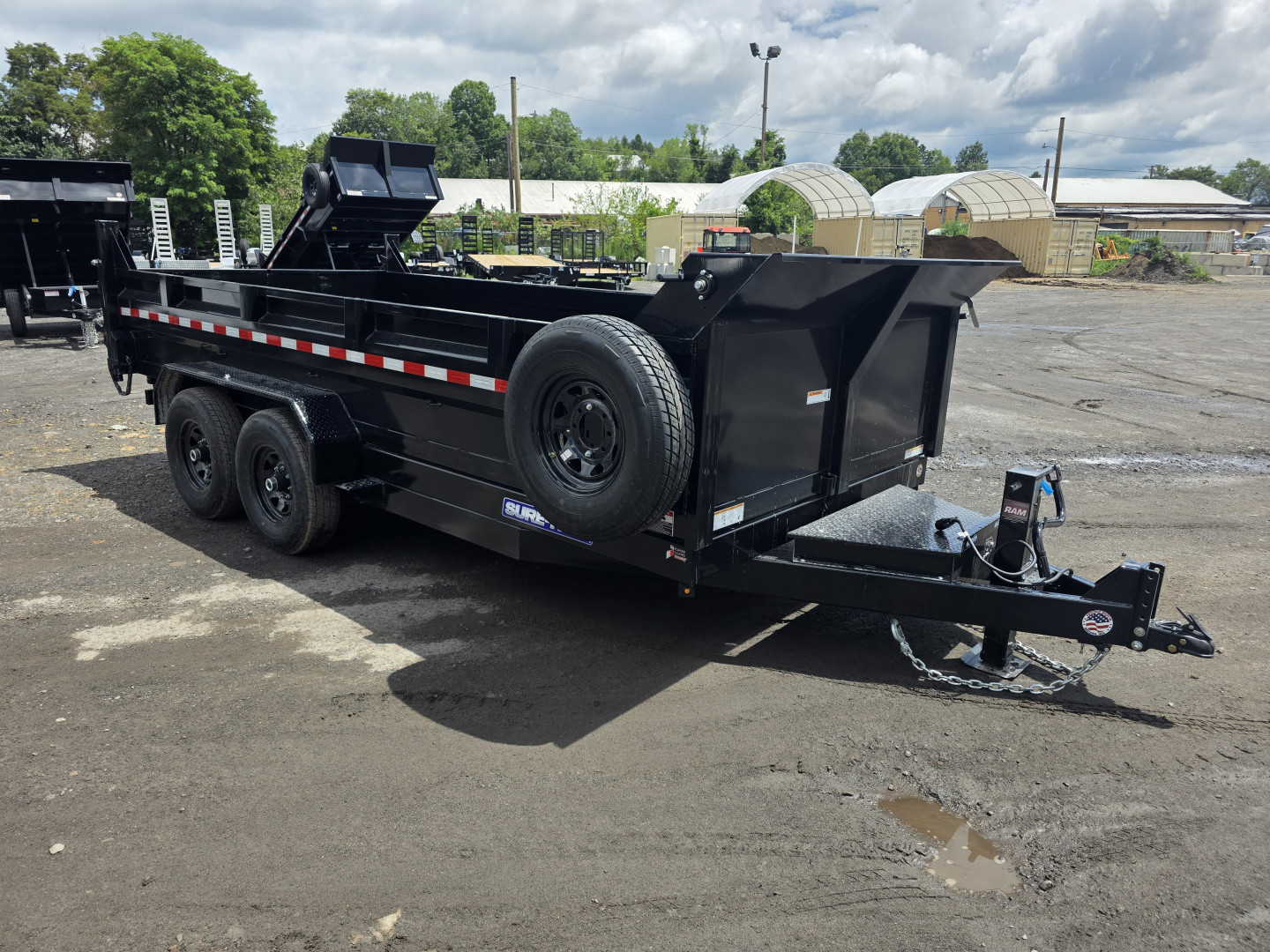 New 2026 Sure-Trac 7X16 14K - SCISSOR Dump Trailer