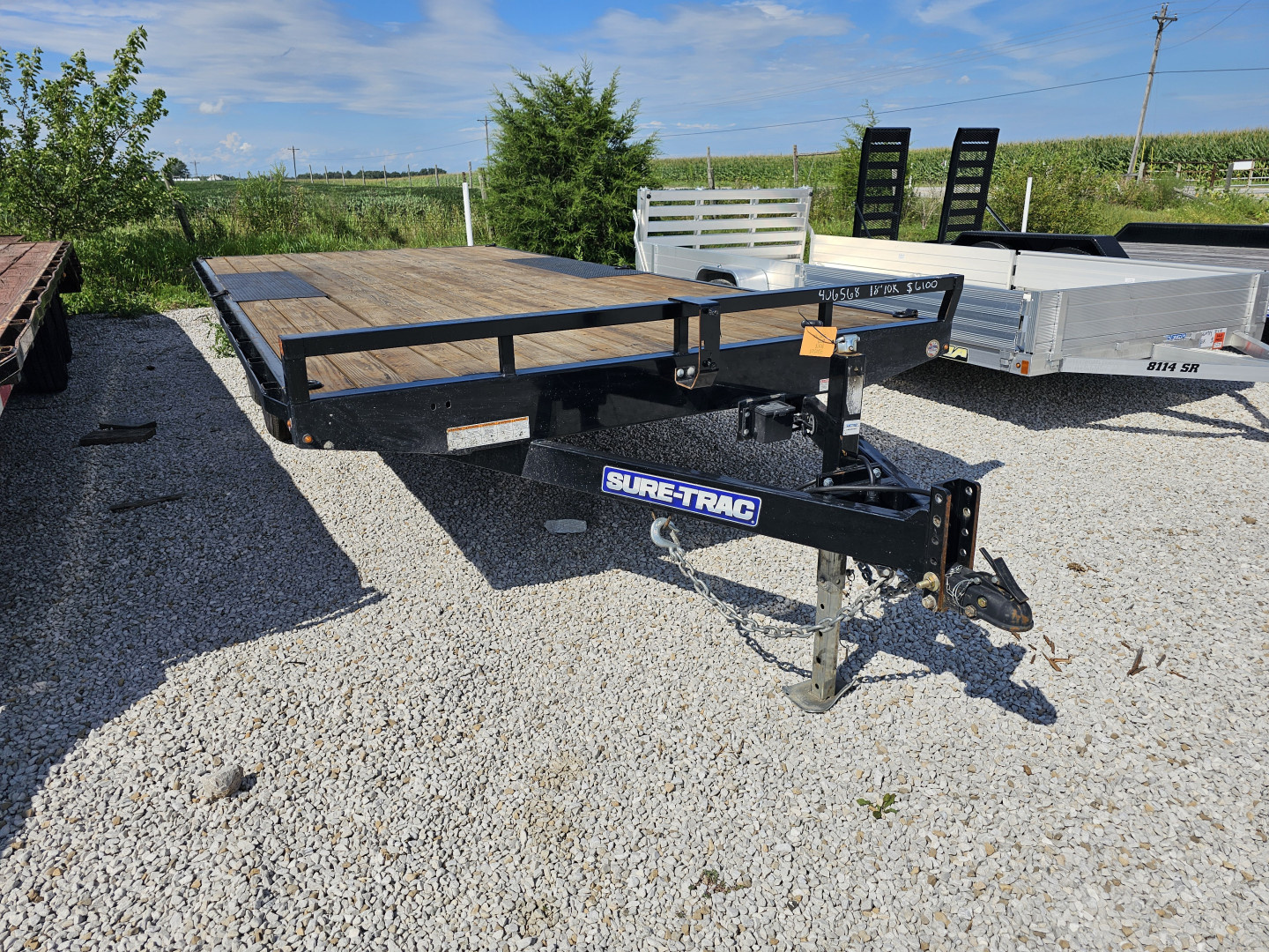 Used 2023 Sure-Trac 102" X 18' 10K Deckover Trailer