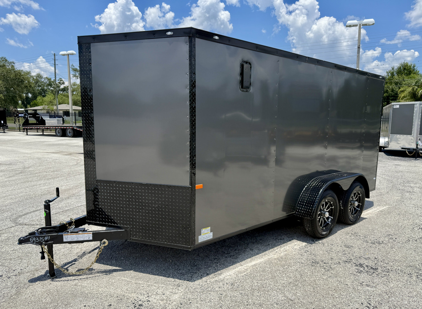 New 2026 Rock Solid Cargo 7x14 Ramp Door 7K Polycore Cargo / Enclosed Trailer