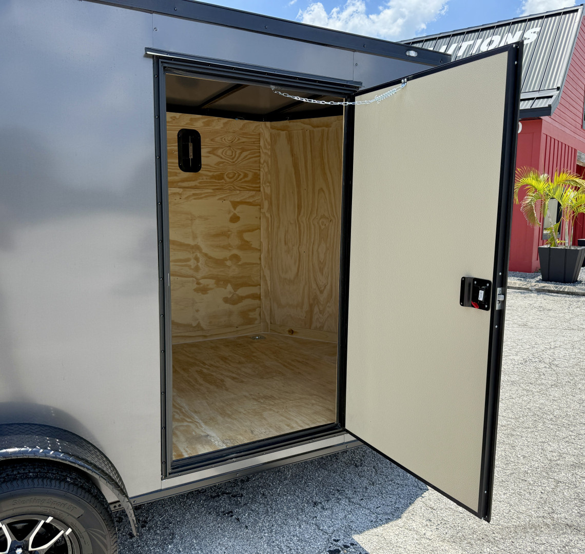 New 2026 Rock Solid Cargo 7x14 Ramp Door 7K Polycore Cargo / Enclosed Trailer