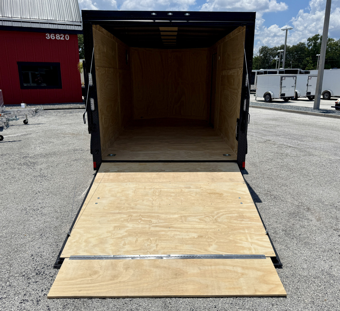 New 2026 Rock Solid Cargo 7x14 Ramp Door 7K Polycore Cargo / Enclosed Trailer