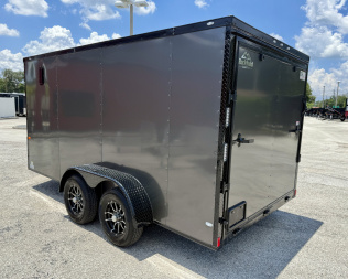 New 2026 Rock Solid Cargo 7x14 Ramp Door 7K Polycore Cargo / Enclosed Trailer