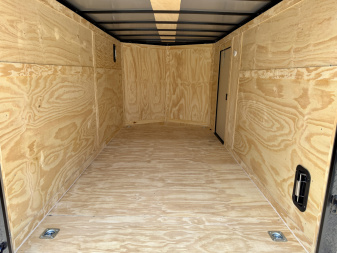 New 2026 Rock Solid Cargo 7x14 Ramp Door 7K Polycore Cargo / Enclosed Trailer