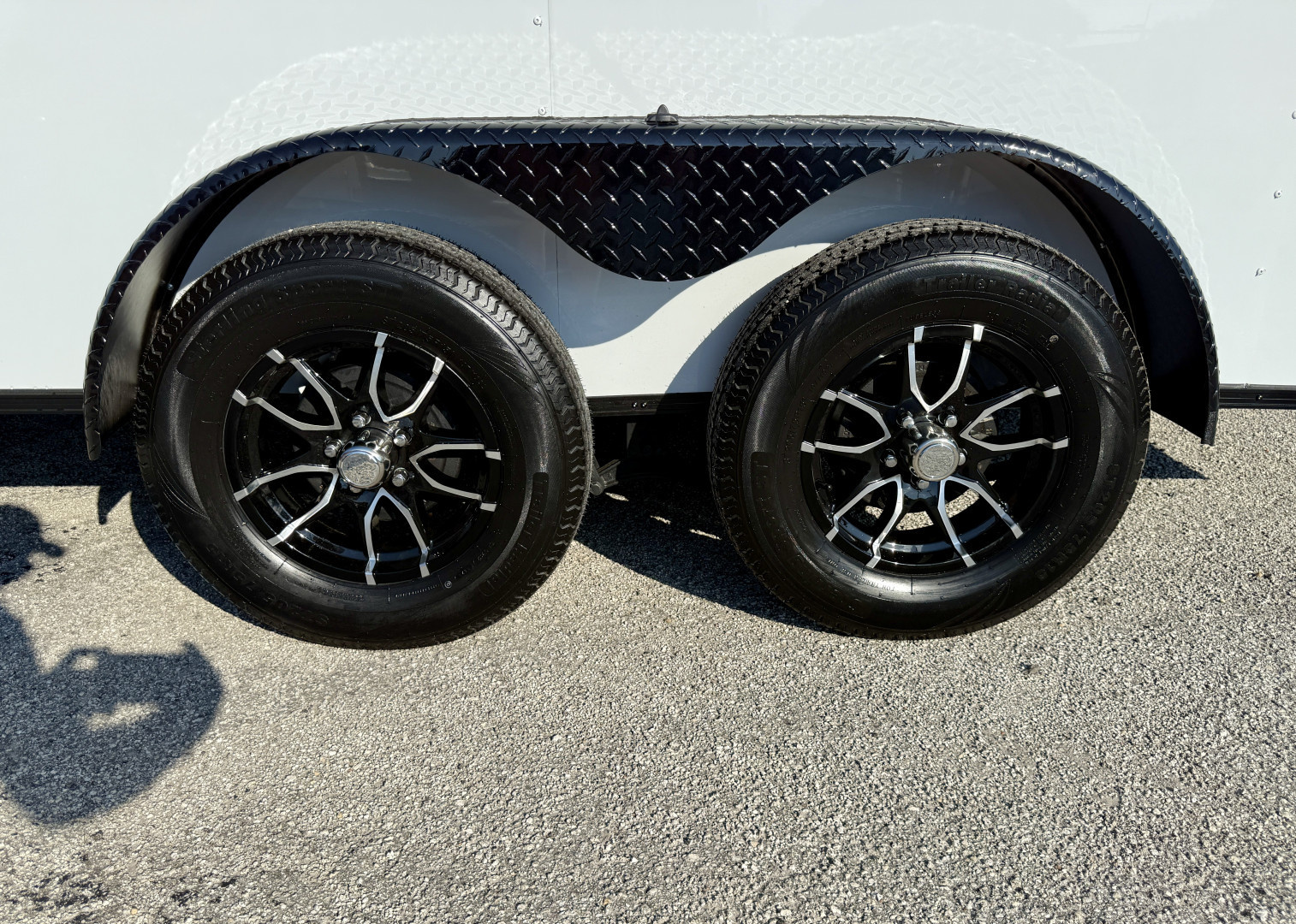 New 2026 Rock Solid Cargo 7x14 Rear Ramp Door 7K Polycore Cargo / Enclosed Trailer