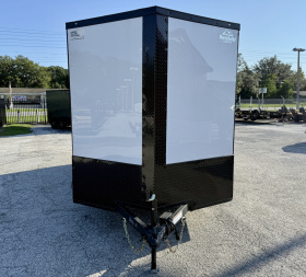 New 2026 Rock Solid Cargo 7x14 Rear Ramp Door 7K Polycore Cargo / Enclosed Trailer