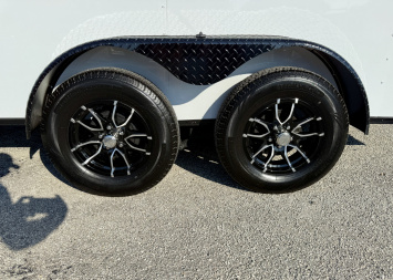 New 2026 Rock Solid Cargo 7x14 Rear Ramp Door 7K Polycore Cargo / Enclosed Trailer