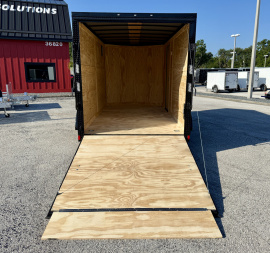 New 2026 Rock Solid Cargo 7x14 Rear Ramp Door 7K Polycore Cargo / Enclosed Trailer
