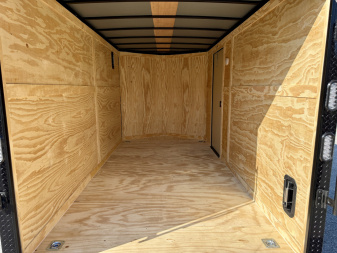 New 2026 Rock Solid Cargo 7x14 Rear Ramp Door 7K Polycore Cargo / Enclosed Trailer