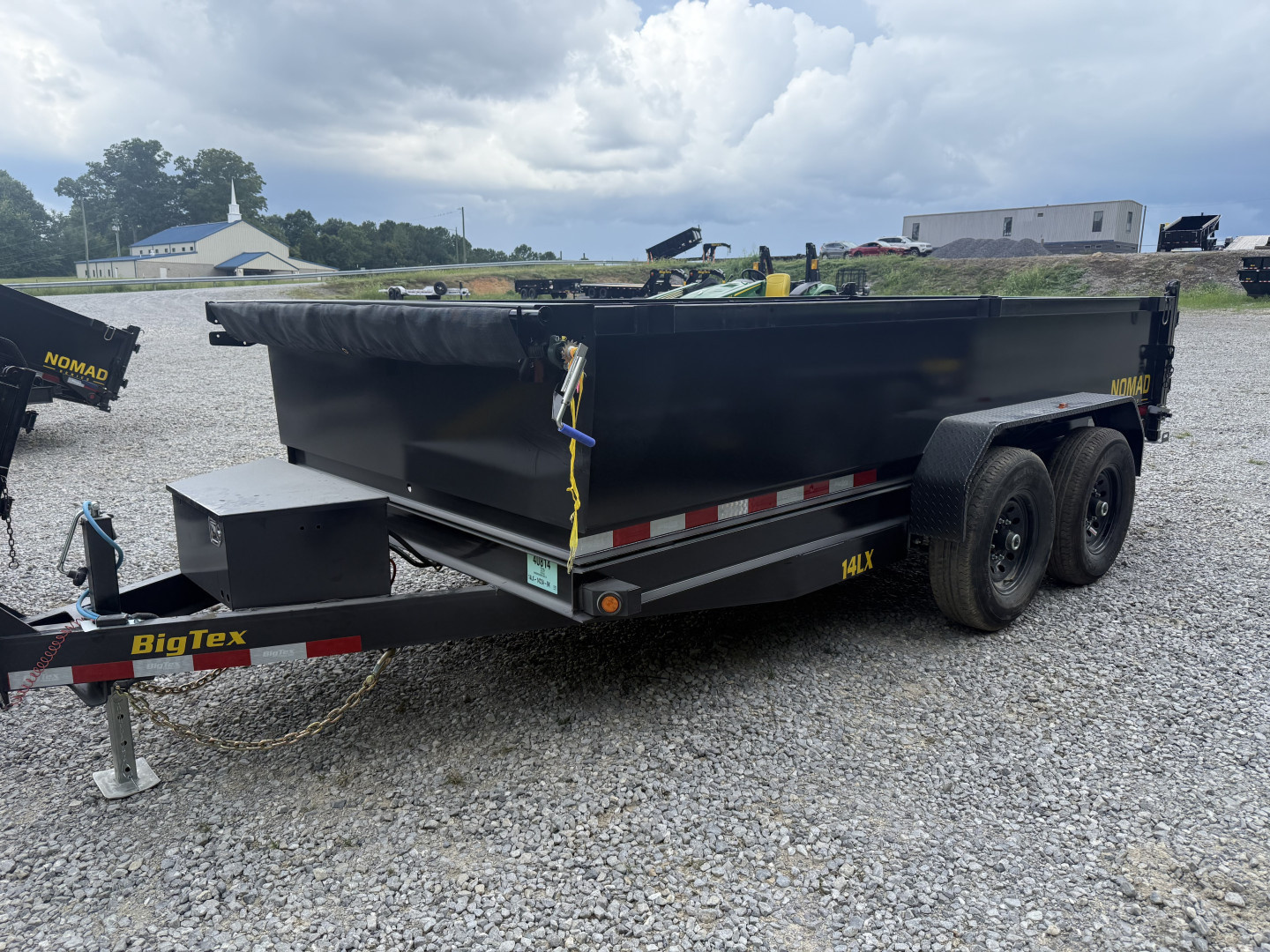 New 2026 BIG TEX 14LX Dump Trailer 6'11”X12' SCISSOR HOIST , TARP