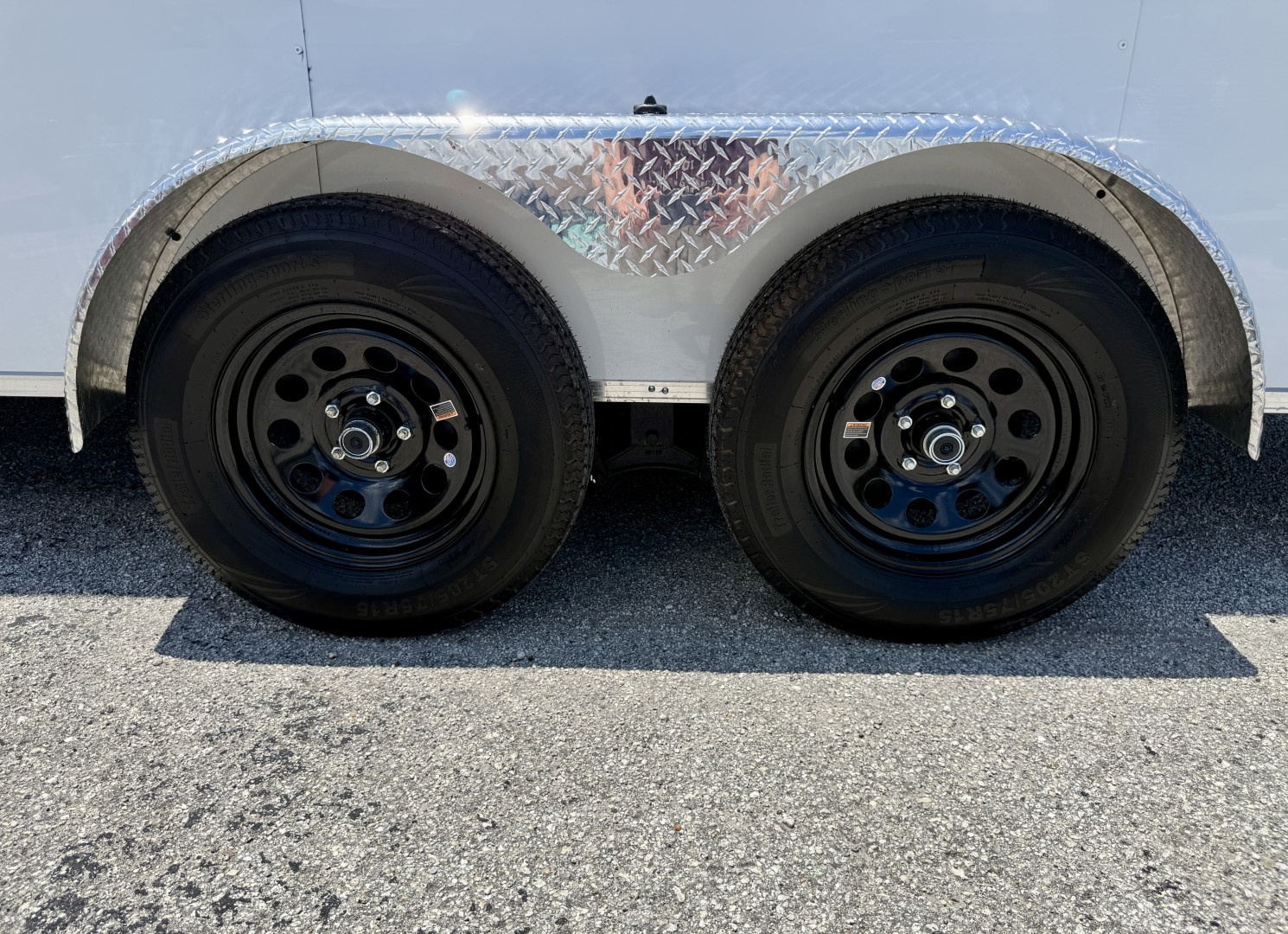 New 2026 Rock Solid Cargo 7x16Rear Ramp Door 7K Polycore Cargo / Enclosed Trailer