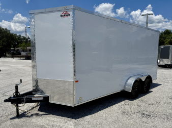 New 2026 Rock Solid Cargo 7x16Rear Ramp Door 7K Polycore Cargo / Enclosed Trailer