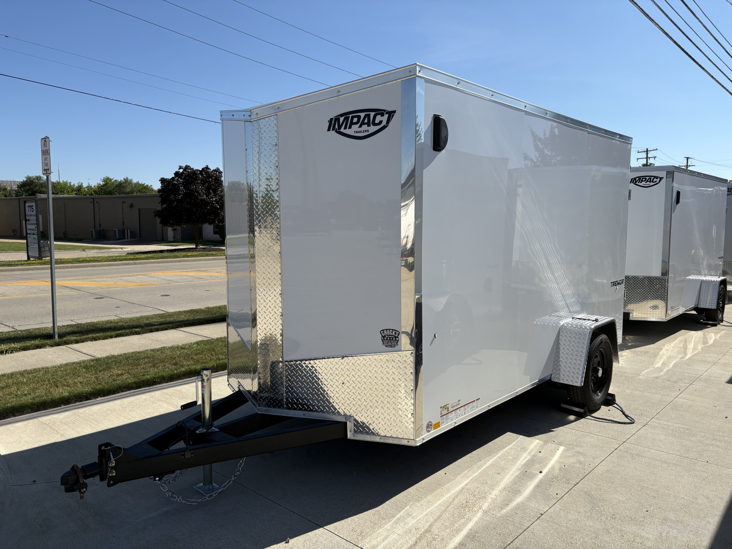New 2025 Impact Trailers 6'X12' TREMOR WHITE RAMP DOOR CARGO Cargo / Enclosed Trailer