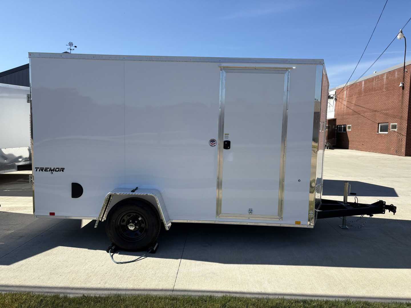 New 2025 Impact Trailers 6'X12' TREMOR WHITE RAMP DOOR CARGO Cargo / Enclosed Trailer