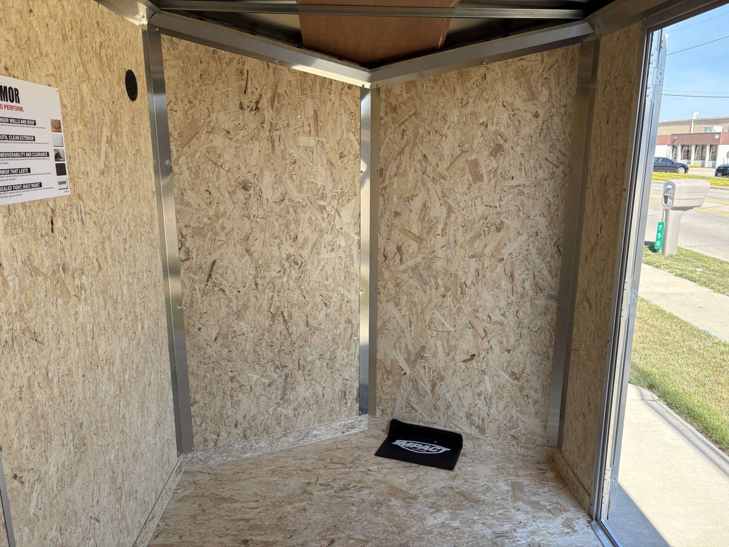 New 2025 Impact Trailers 6'X12' TREMOR WHITE RAMP DOOR CARGO Cargo / Enclosed Trailer