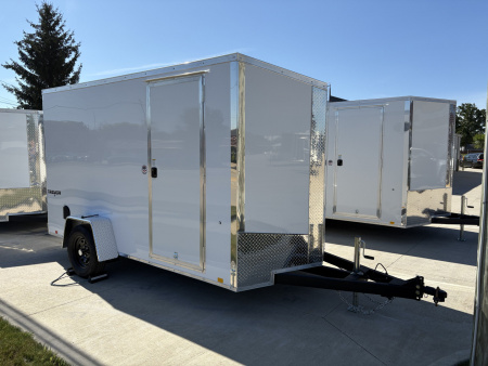 New 2025 Impact Trailers 6'X12' TREMOR WHITE RAMP DOOR CARGO Cargo / Enclosed Trailer