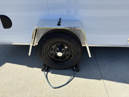 New 2025 Impact Trailers 6'X12' TREMOR WHITE RAMP DOOR CARGO Cargo / Enclosed Trailer